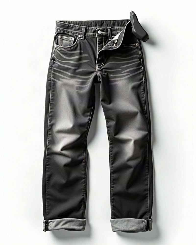 Faded carpenter jeans